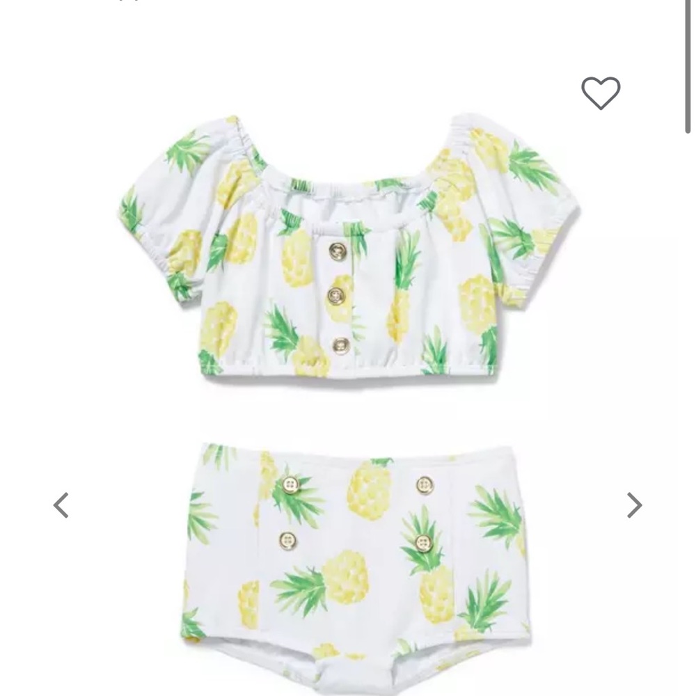 Pineapple Print Two-Piece Set